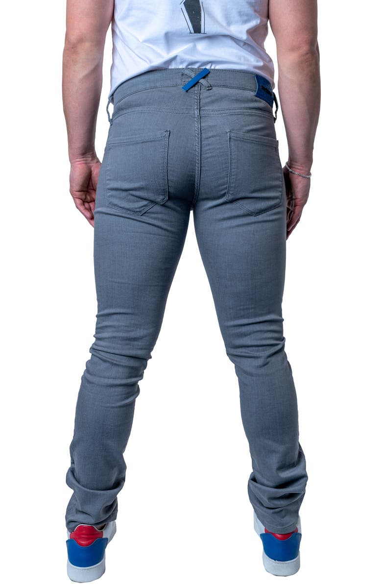 Maceoo Athletic Fit Stretch Jeans, Alternate, color, Grey