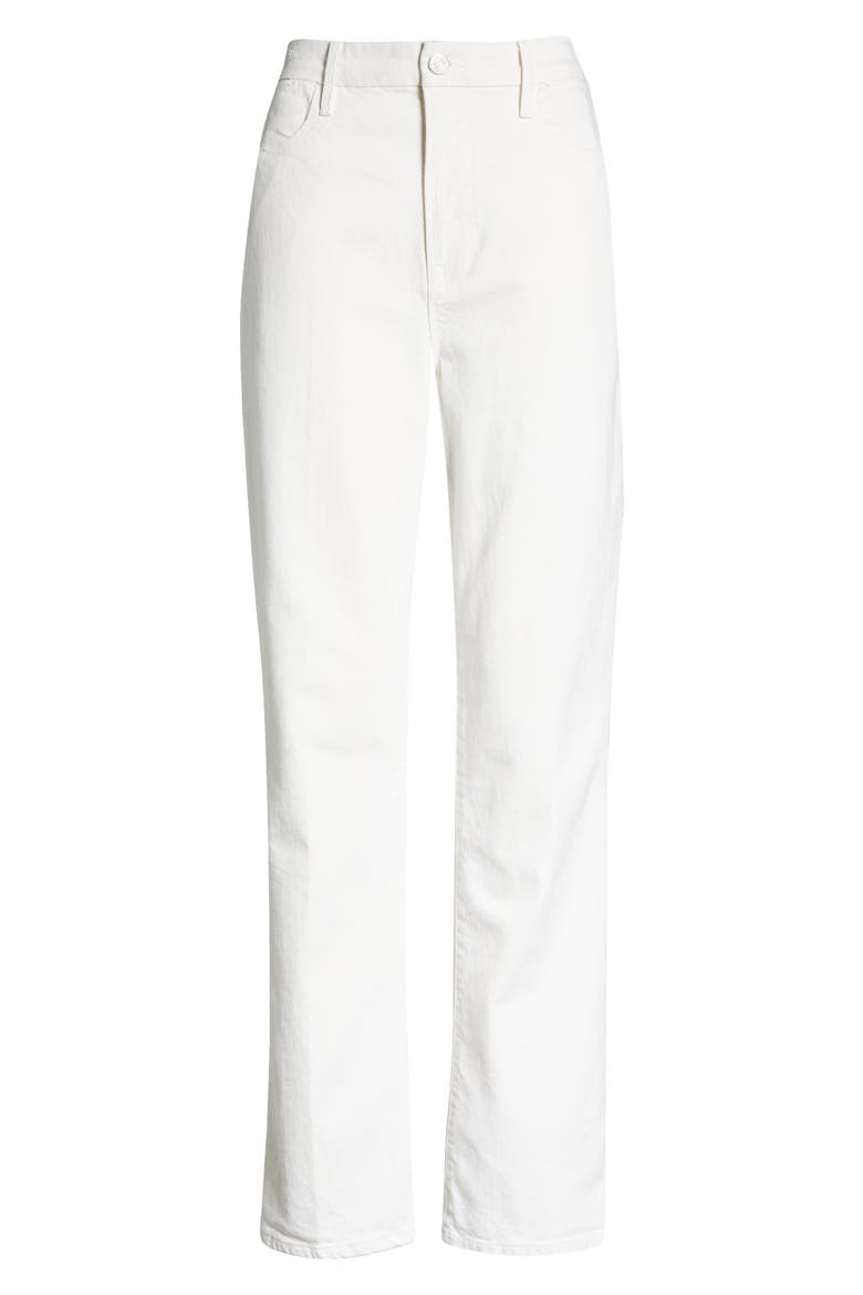 Le Super High Waist Straight Leg Jeans, Alternate, color, AU NATURAL