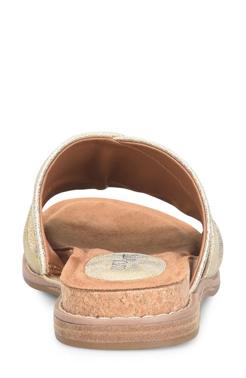 Eurosoft Elesha Slide Sandal In Gold