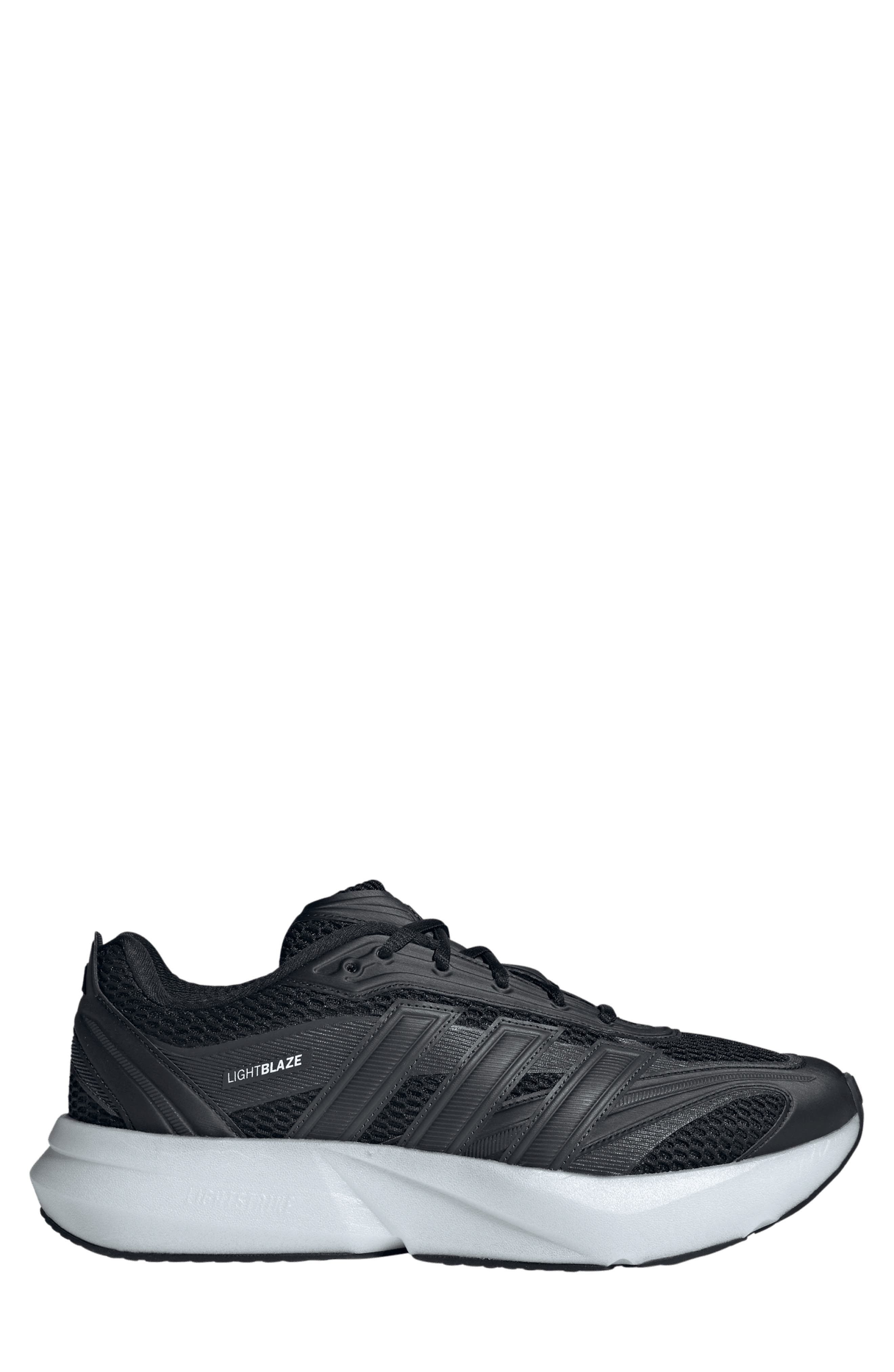 adidas Lightblaze Glow Sneaker, Alternate, color, Core Black/ Core Black/ Carbon