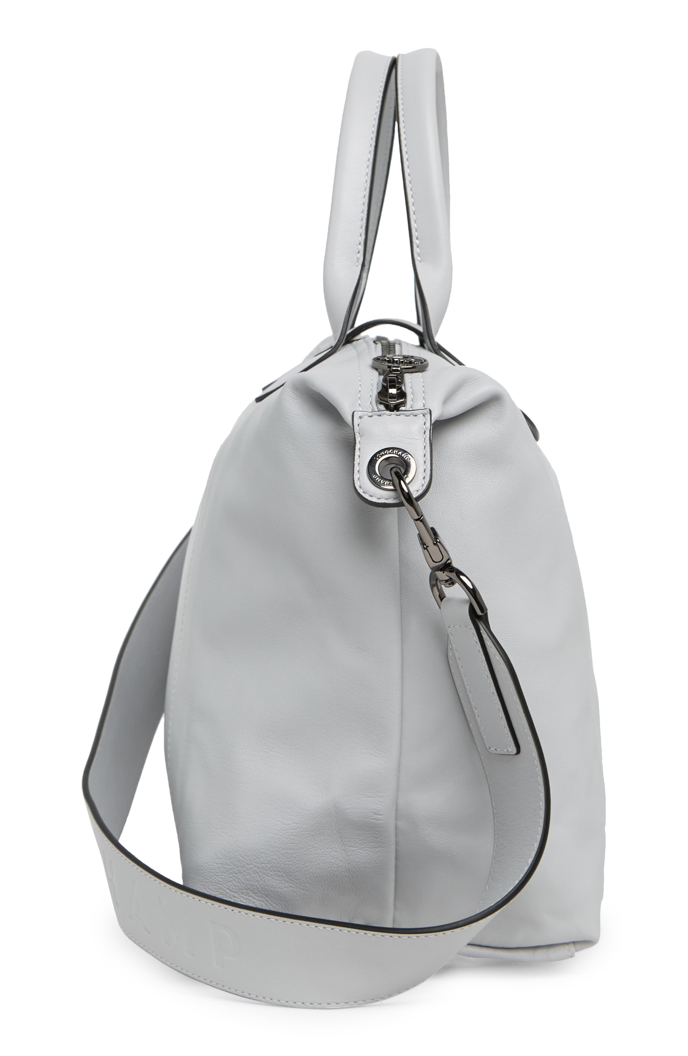 Longchamp Le Pliage Leather Shoulder Bag, Alternate, color, 