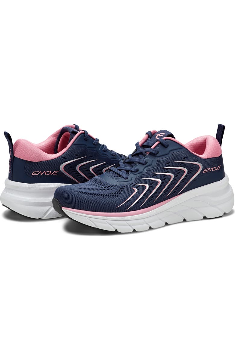 Easy Spirit x Denise Austin Maelie Sneaker, Alternate, color, Dark Blue