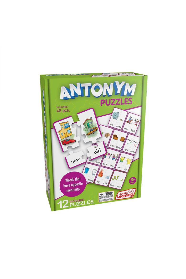 Antonym Puzzles for Grade 1 Grade 2 Learning, Main, color, Multicolored