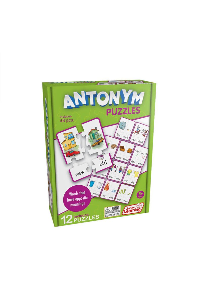 Junior Learning Antonym Puzzles for Grade 1 Grade 2 Learning, Main, color, Multicolored