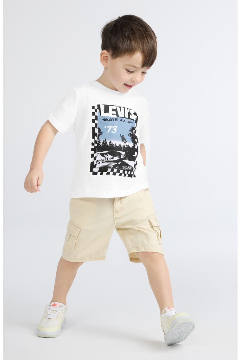 Kids' Catching Air Graphic T-Shirt, Alternate, color, BRIGHT WHITE