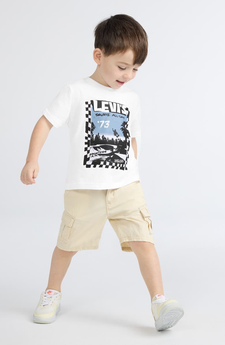 Levi's Kids' Catching Air Graphic T-Shirt, Alternate, color, Bright White