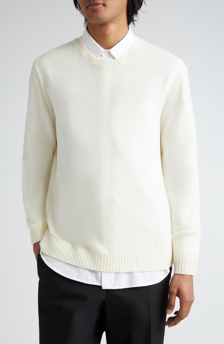 Jil Sander Wool Crewneck Sweater, Main, color,
