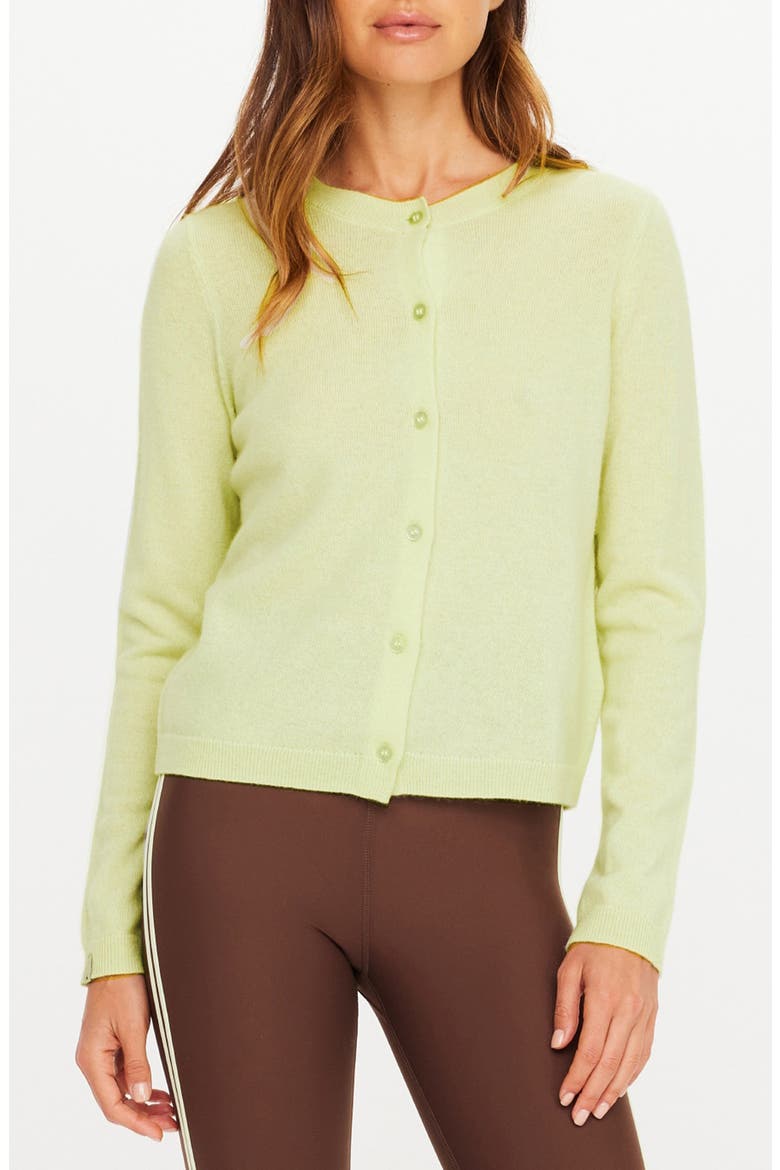 Sakina Cashmere Cardigan, Main, color, GREEN