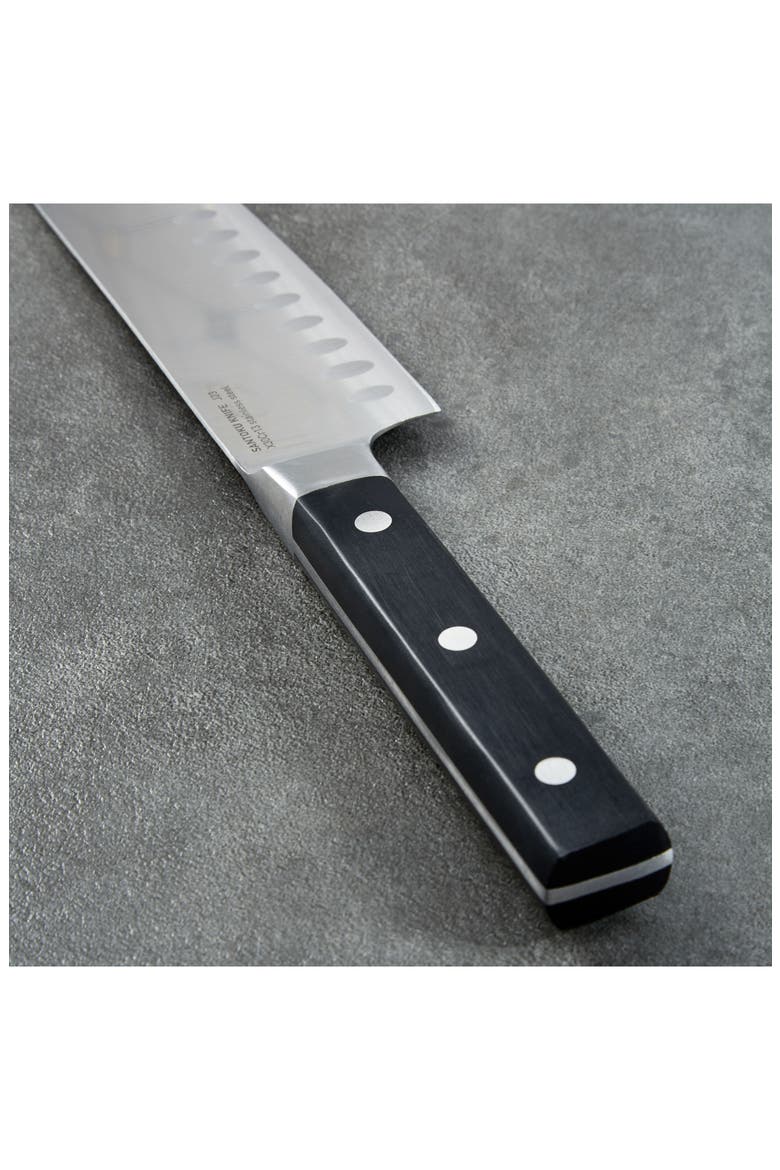 DiNA Gene 7-Inch Santoku Knife, Alternate, color, BLACK