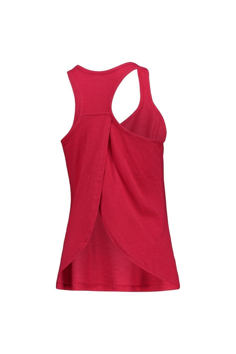 Women's Red El Paso Chihuahuas Charm Scoop Neck Racerback Tank Top, Alternate, color, Red