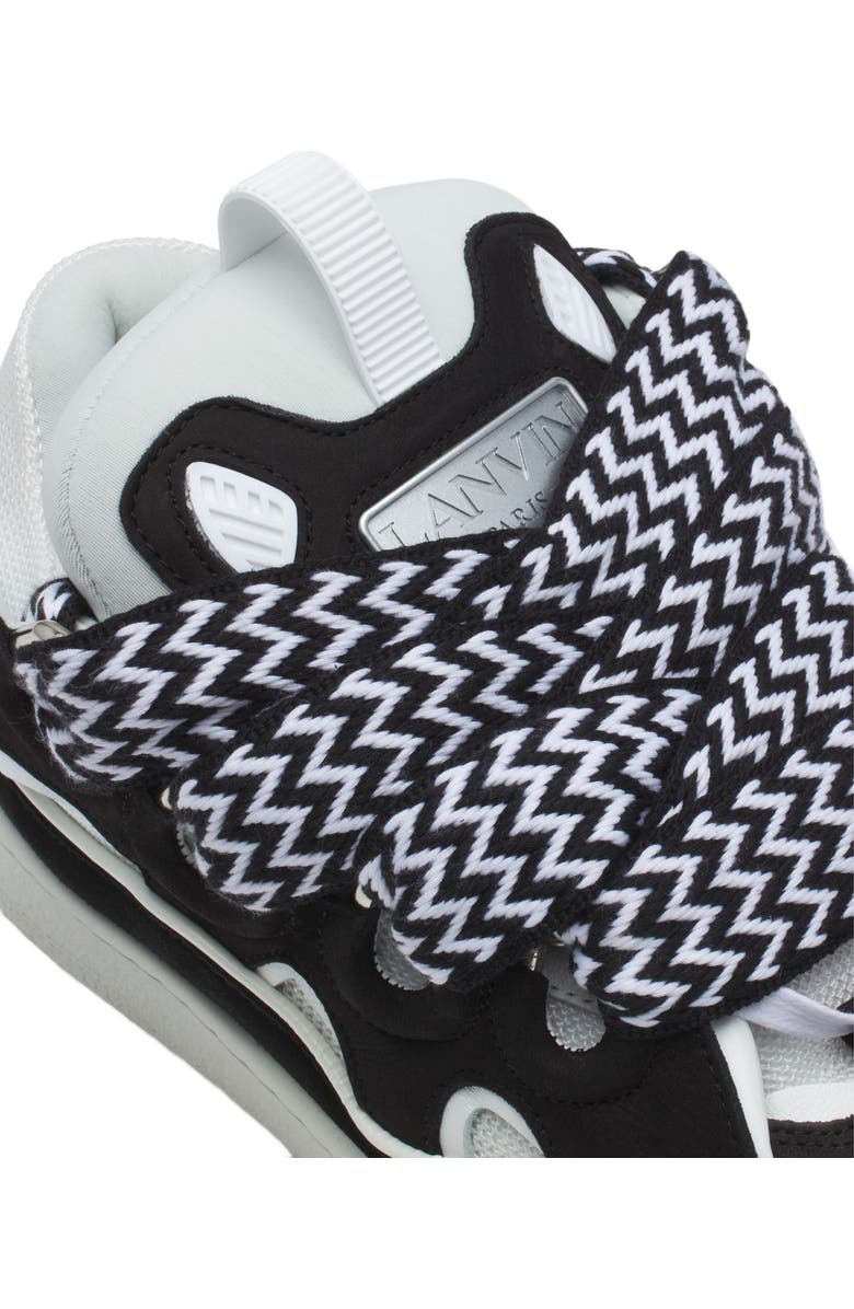 Lanvin LEATHER CURB SNEAKERS, Alternate, color,