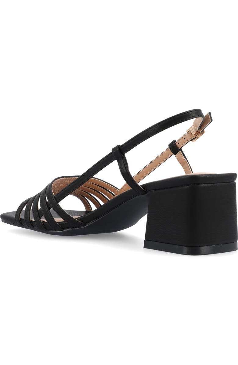 Journee Collection Shayana Block Heel Slingback Sandal, Alternate, color,