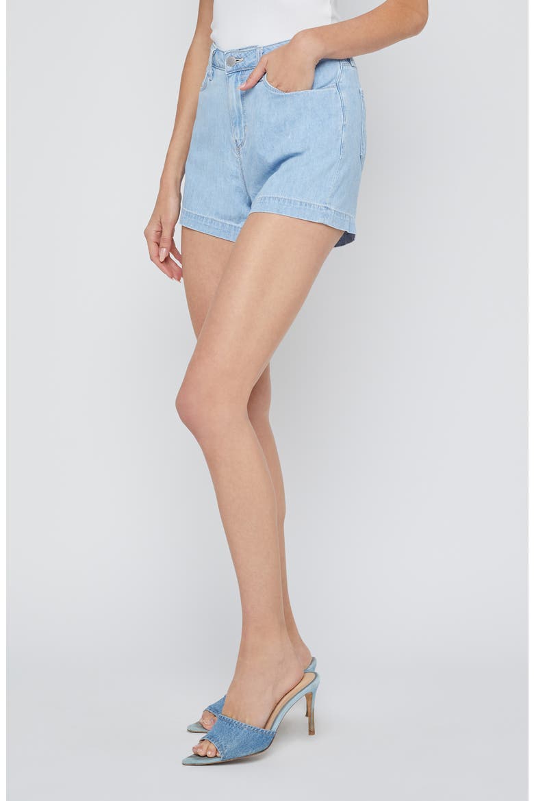 Gina High Waist Denim Shorts, Alternate, color, DAKOTA