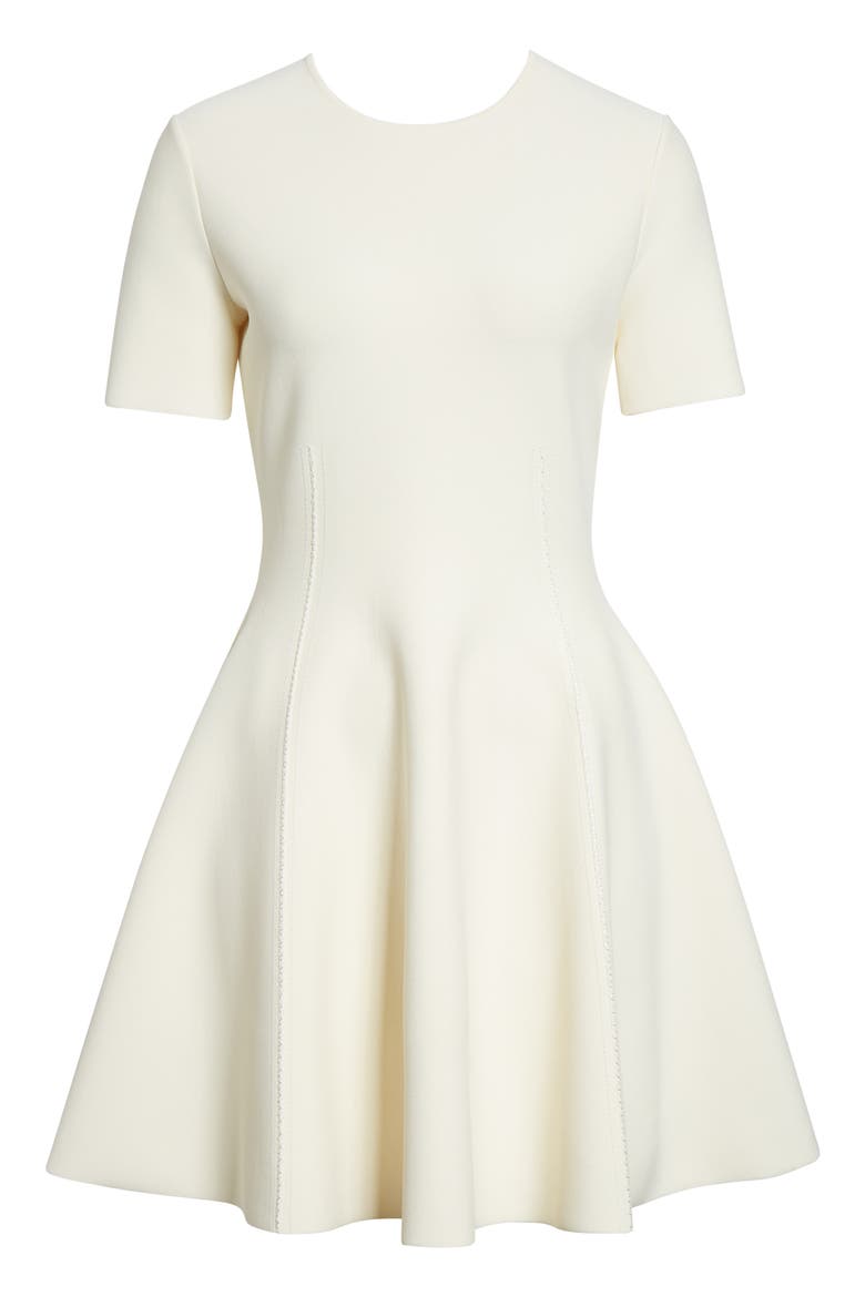 Fit & Flare Minidress, Alternate, color, WHITE