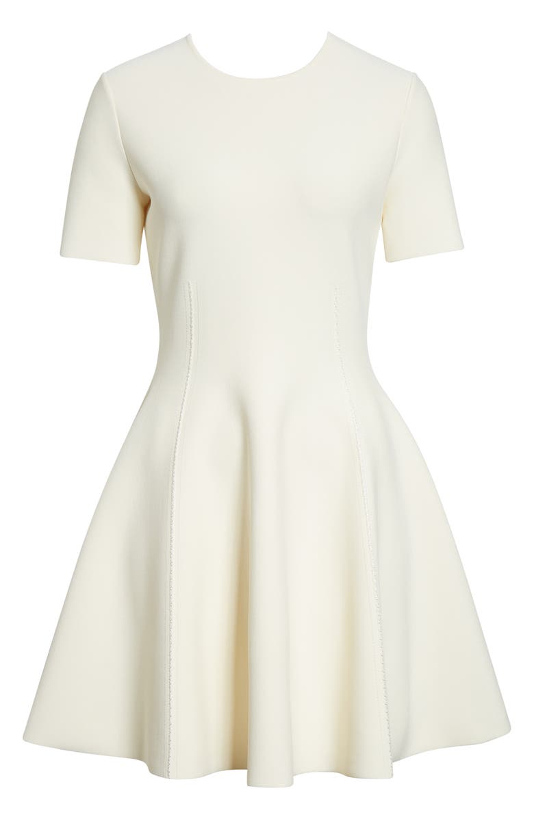 McQueen Fit & Flare Minidress, Main, color, White