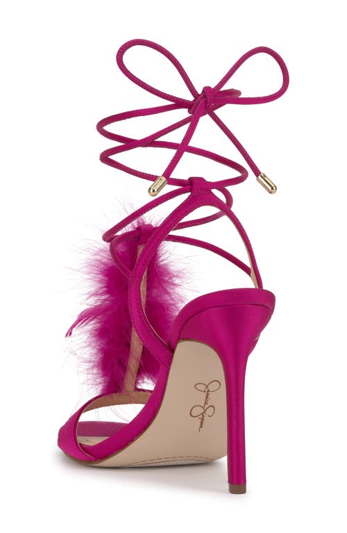 Jessica Simpson Jenzin Ankle Wrap Sandal In Animal Print