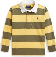 Polo Ralph Lauren Kids' Striped Cotton Rugby Shirt