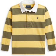 Polo Ralph Lauren Kids' Striped Cotton Rugby Shirt