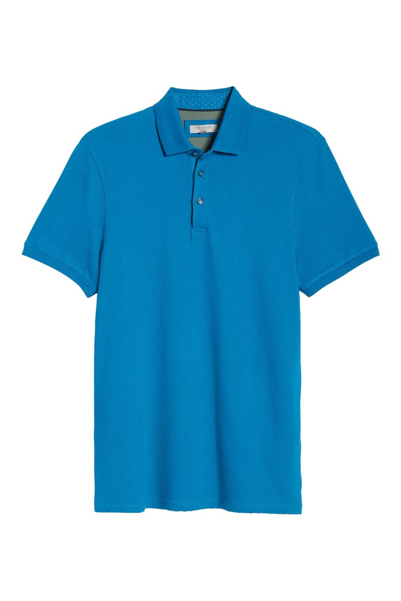 Infuse Slim Fit Polo, Alternate, color, TEAL-BLUE