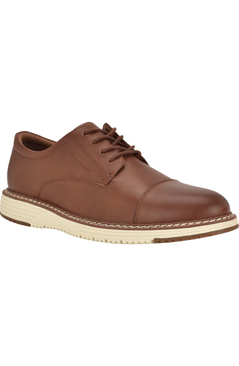 Tommy Hilfiger Hitcher Derby Sneaker, Main, color, Cognac