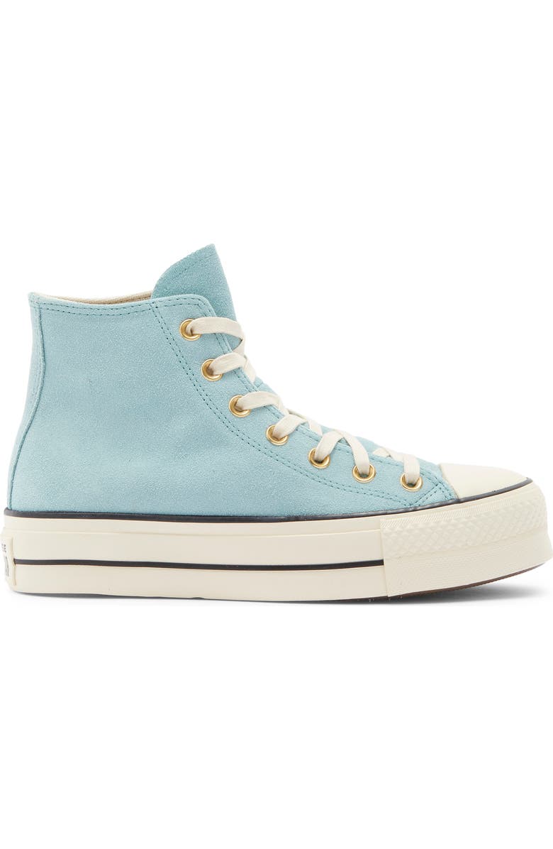 Converse Chuck Taylor<sup>®</sup> All Star<sup>®</sup> Lift High Top Sneaker, Alternate, color, Vernal Pool/ Natural Ivory