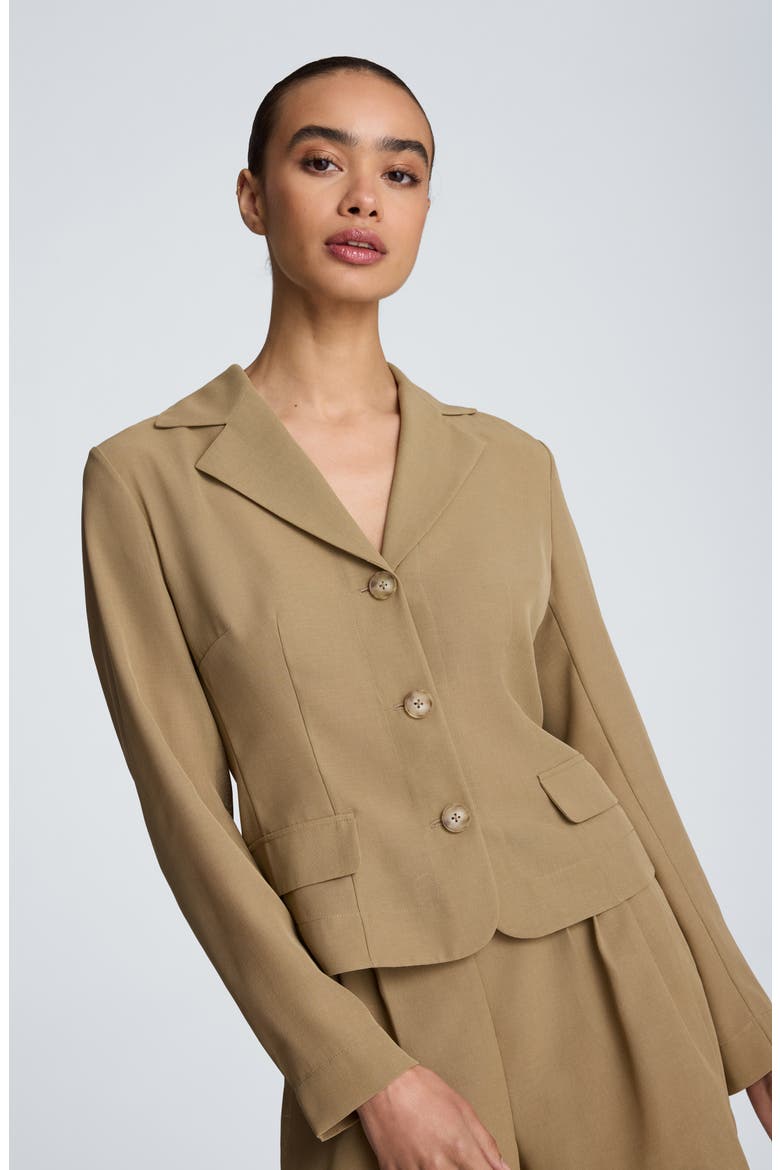 Slim Fit Blazer, Alternate, color, MOSS TAUPE