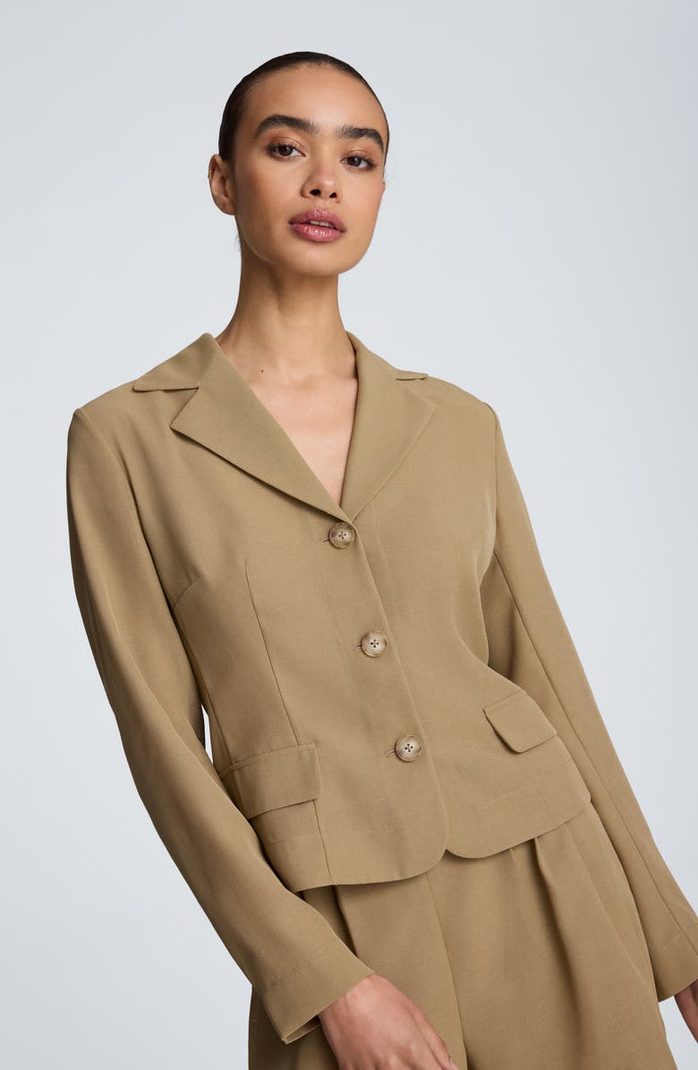 Kenneth Cole Slim Fit Blazer, Alternate, color, Moss Taupe