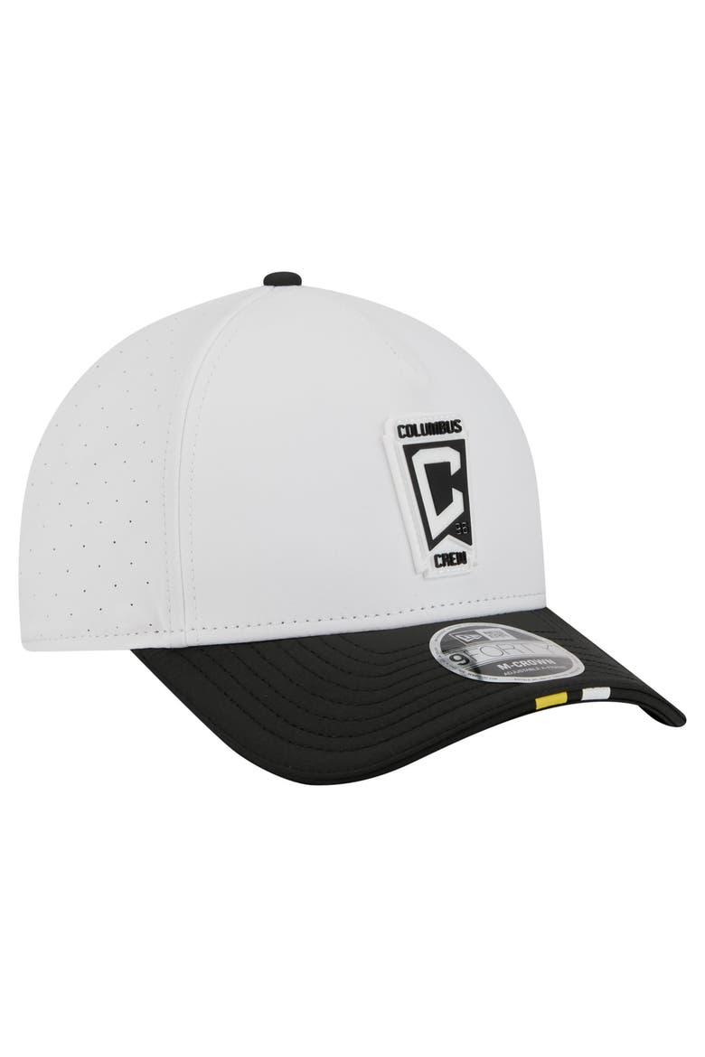 Men's New Era  White Columbus Crew 2026 MLS Kick Off 9FORTY M-Crown A-Frame Adjustable Hat, Alternate, color, White