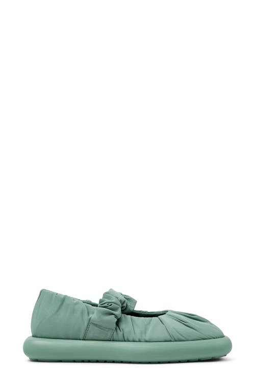 Camper Onda Mary Jane Flat In Medium Green