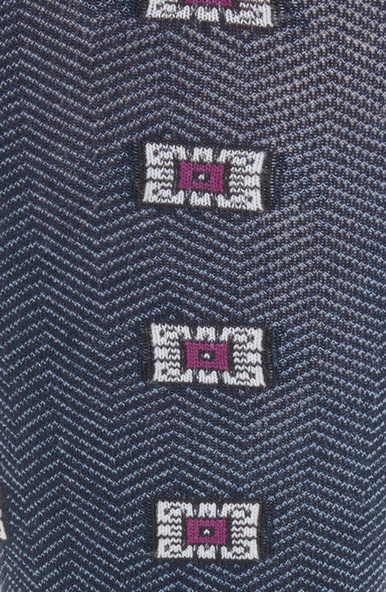 EDWARD ARMAH Neat Tall Compression Dress Socks, Alternate, color, 