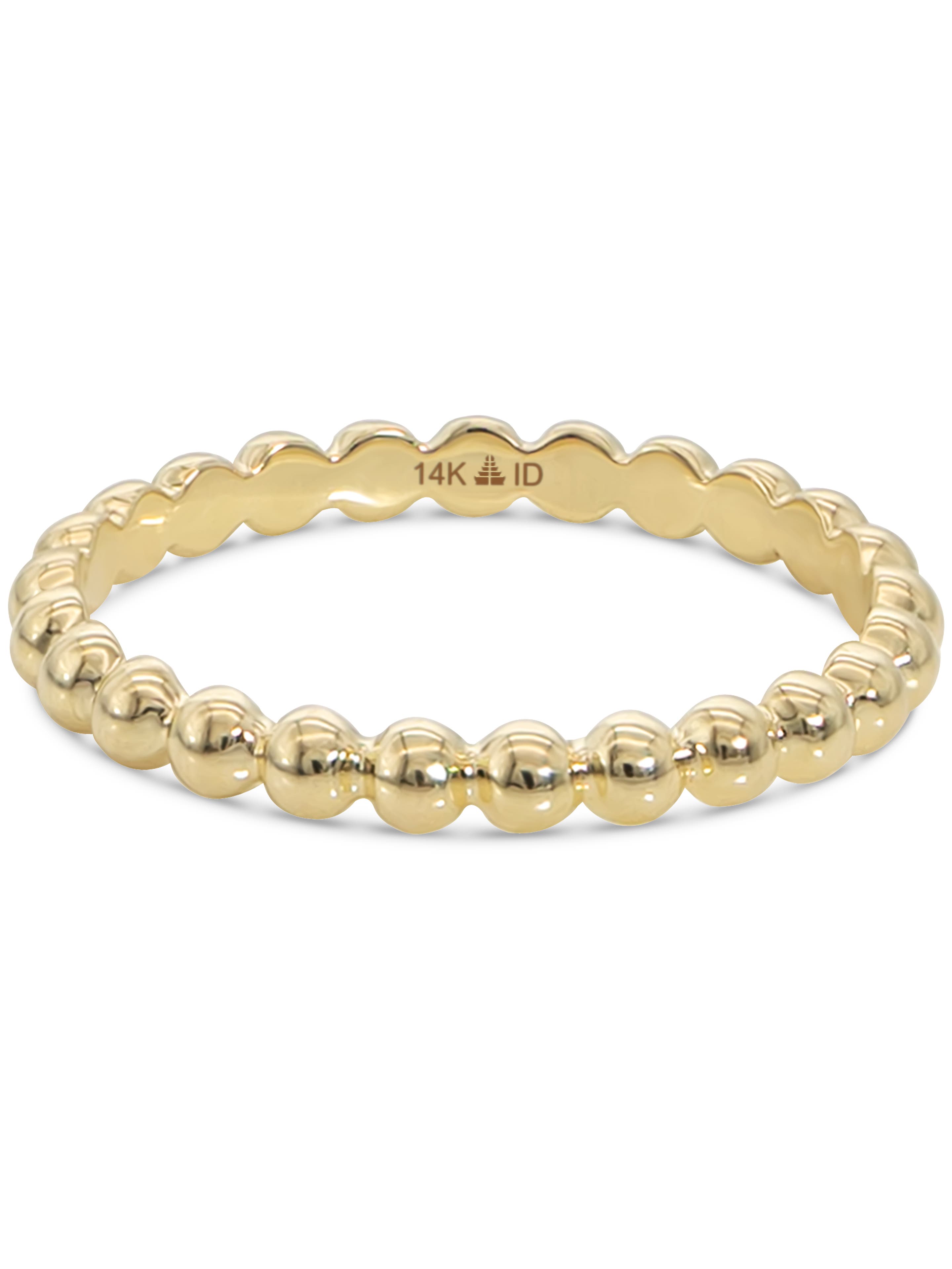 Devata Bead Ring In Gold