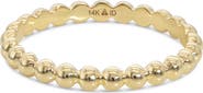 DEVATA Bead Ring in 14K Gold