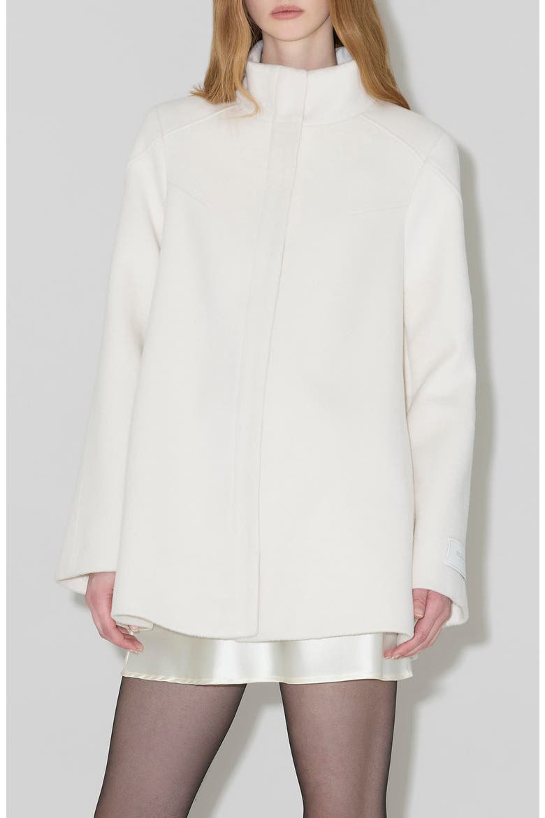 Abilene Wool Blend Convertible Cape Coat, Main, color, POWDER