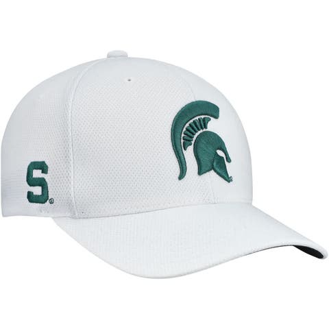 Men's Top of the World  White Michigan State Spartans Reflex Hybrid Tech Flex Hat