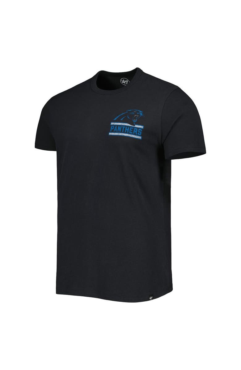 '47 Men's '47 Black Carolina Panthers Open Field Franklin T-Shirt, Alternate, color, Black