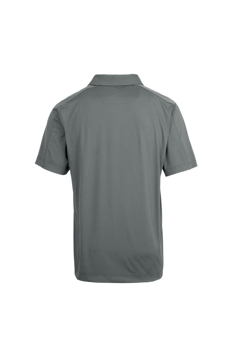 Cutter & Buck Men's Cutter & Buck Steel Grambling Tigers Team Logo Big & Tall Prospect Textured Stretch Polo, Alternate, color, 