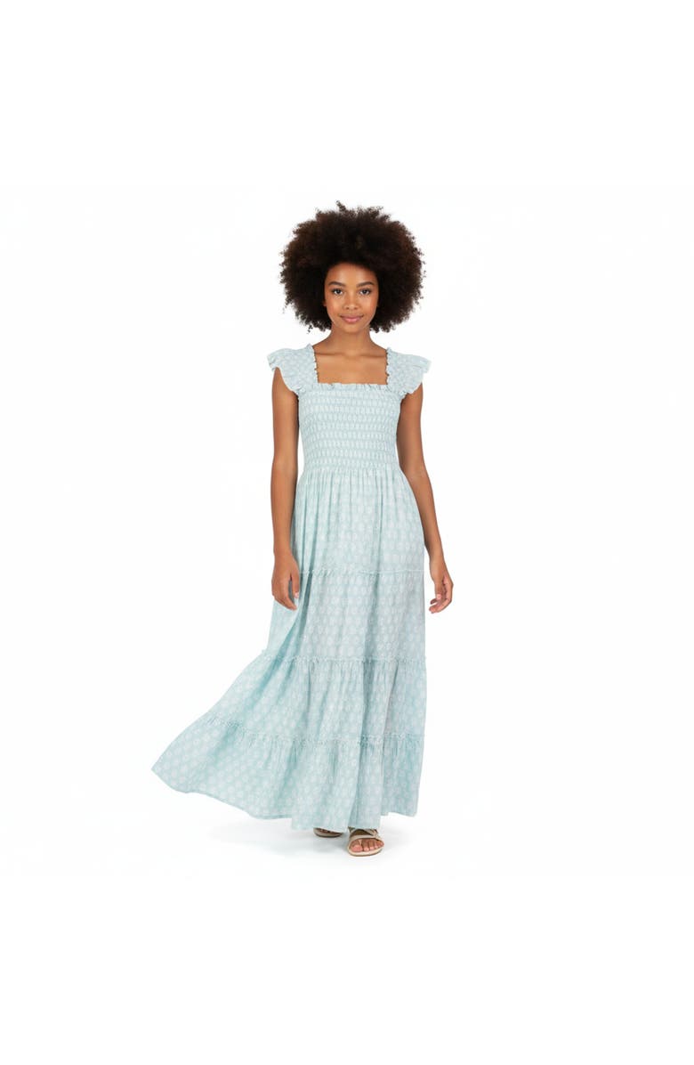 Mer St. Barth Paloma Women
s Maxi Dress, Alternate, color, Seafoam-Booty