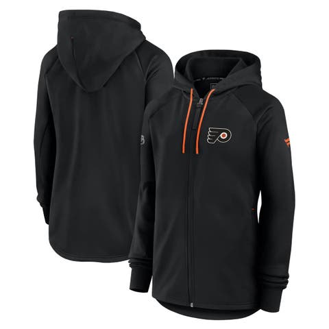 Women's Fanatics  Black Philadelphia Flyers Authentic Pro Rink Fleece Full-Zip Jacket