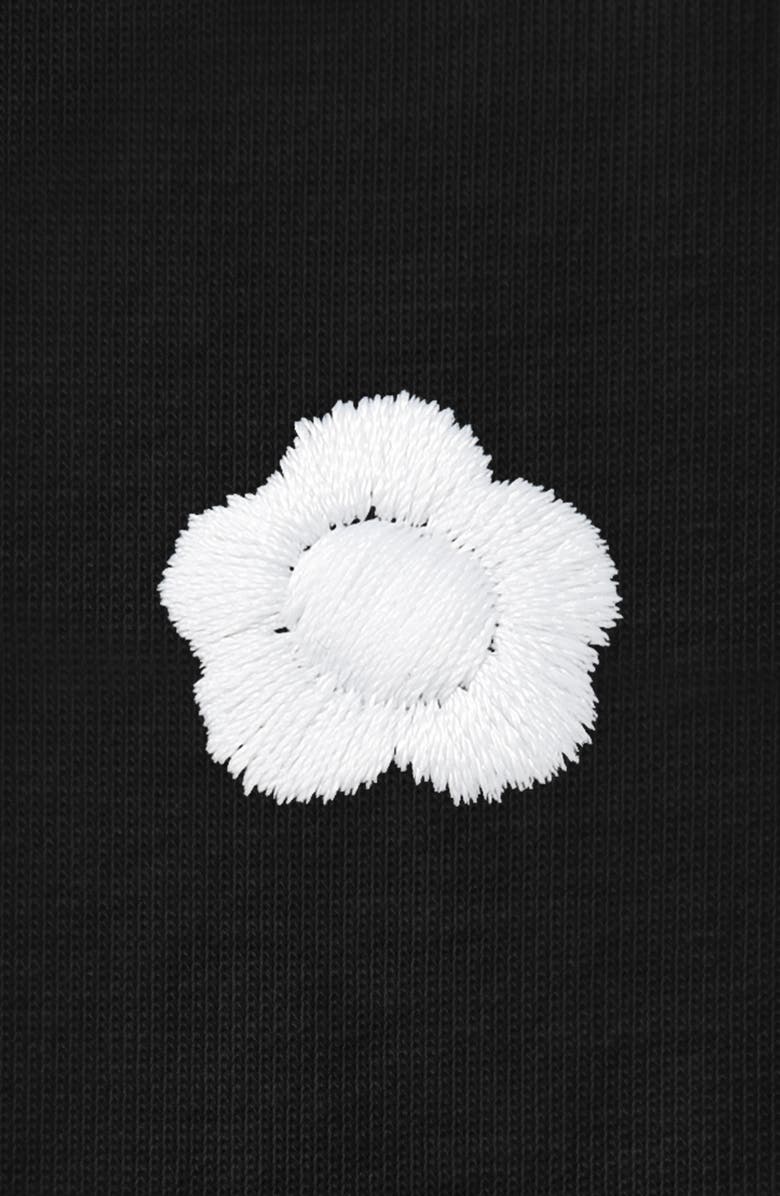 Dalix Womens Lil Flower Lightweight Jersey Tee, Alternate, color, Black