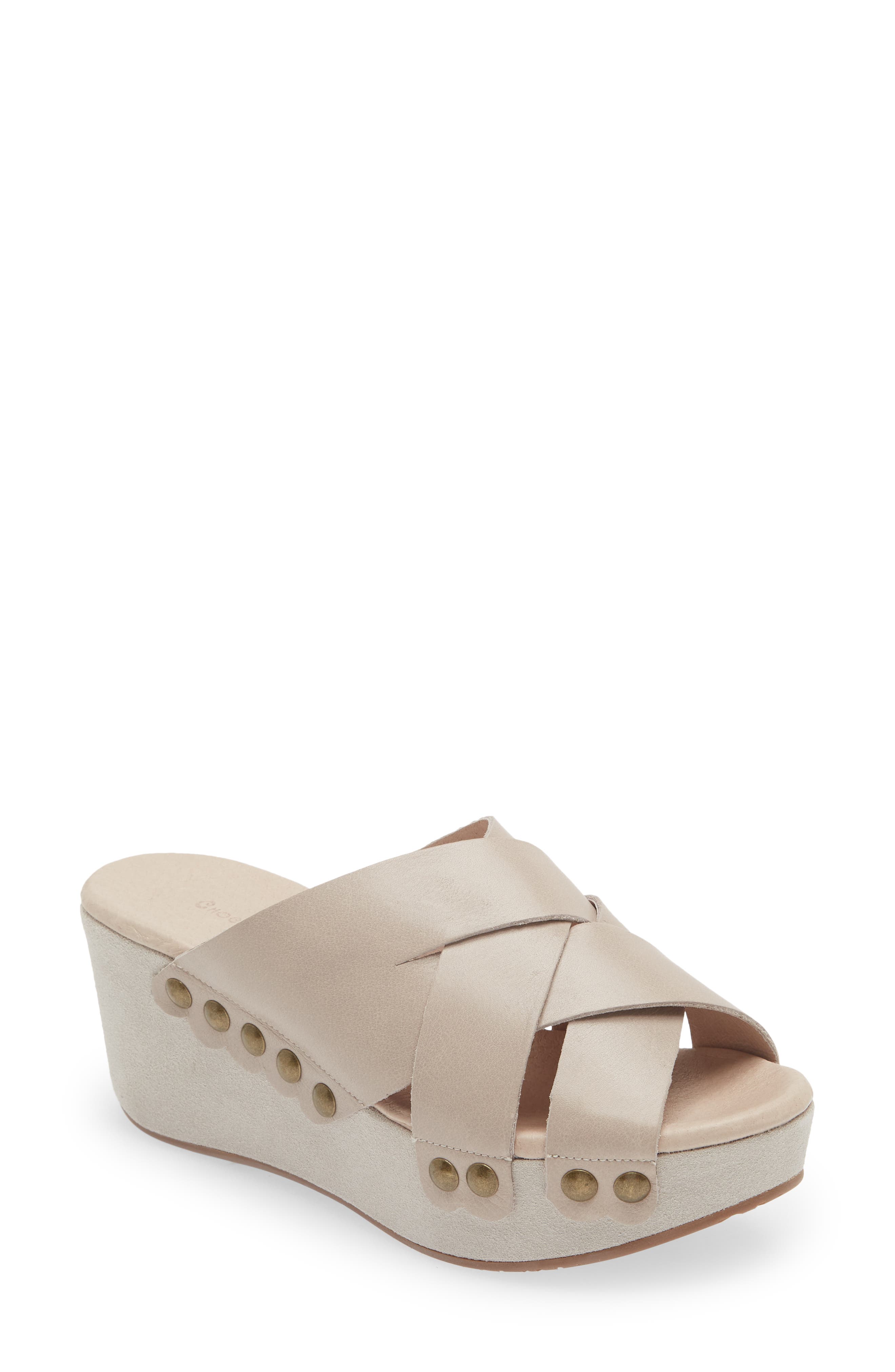 Chocolat Blu Yuki Platform Wedge Slide Sandal, Main, color, 