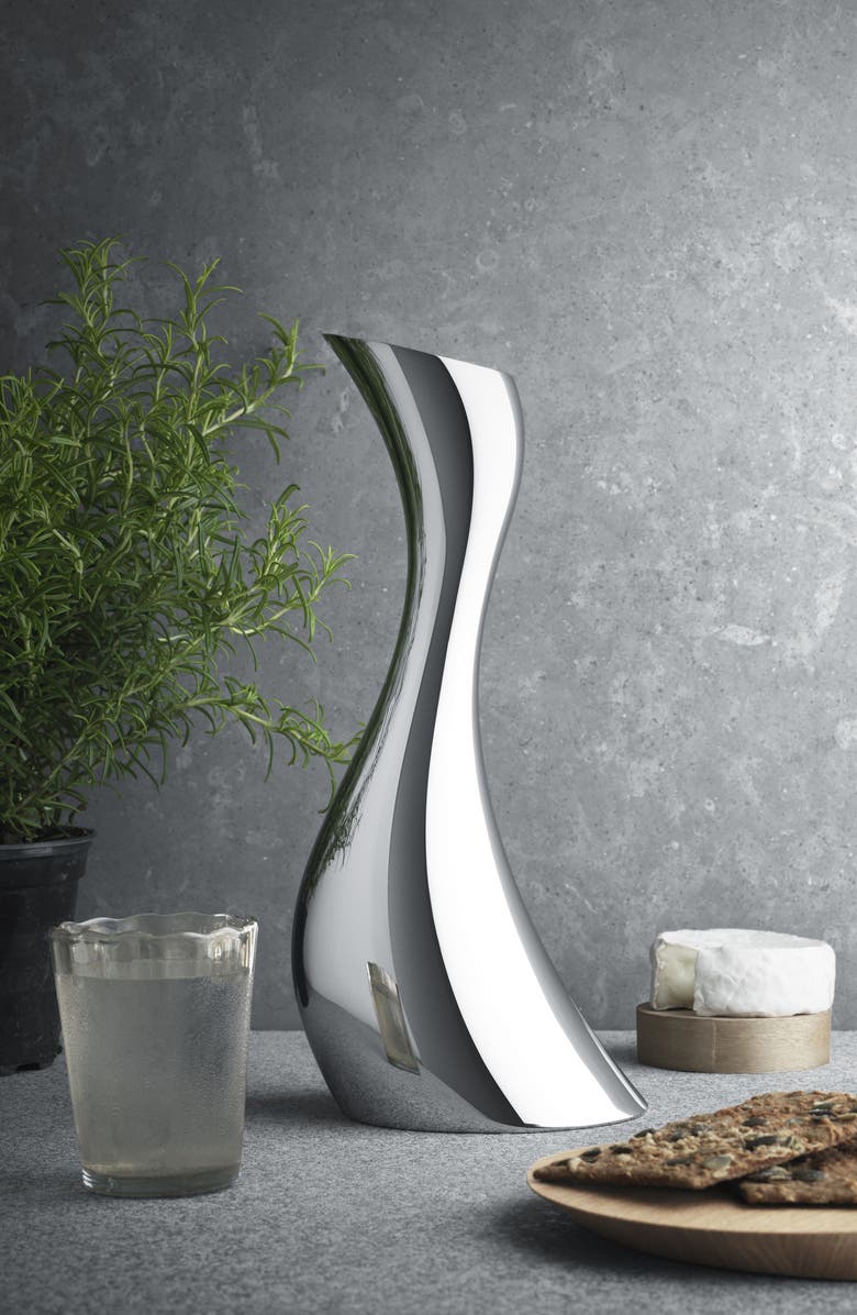 Georg Jensen Cobra Stainless Steel Pitcher, Alternate, color, Silver