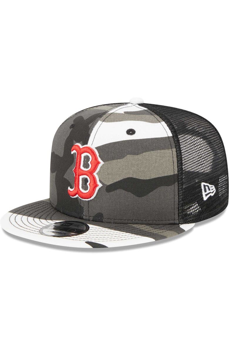 New Era Men's New Era Camo Boston Red Sox Urban Camo Trucker 9FIFTY Snapback Hat, Main, color, 