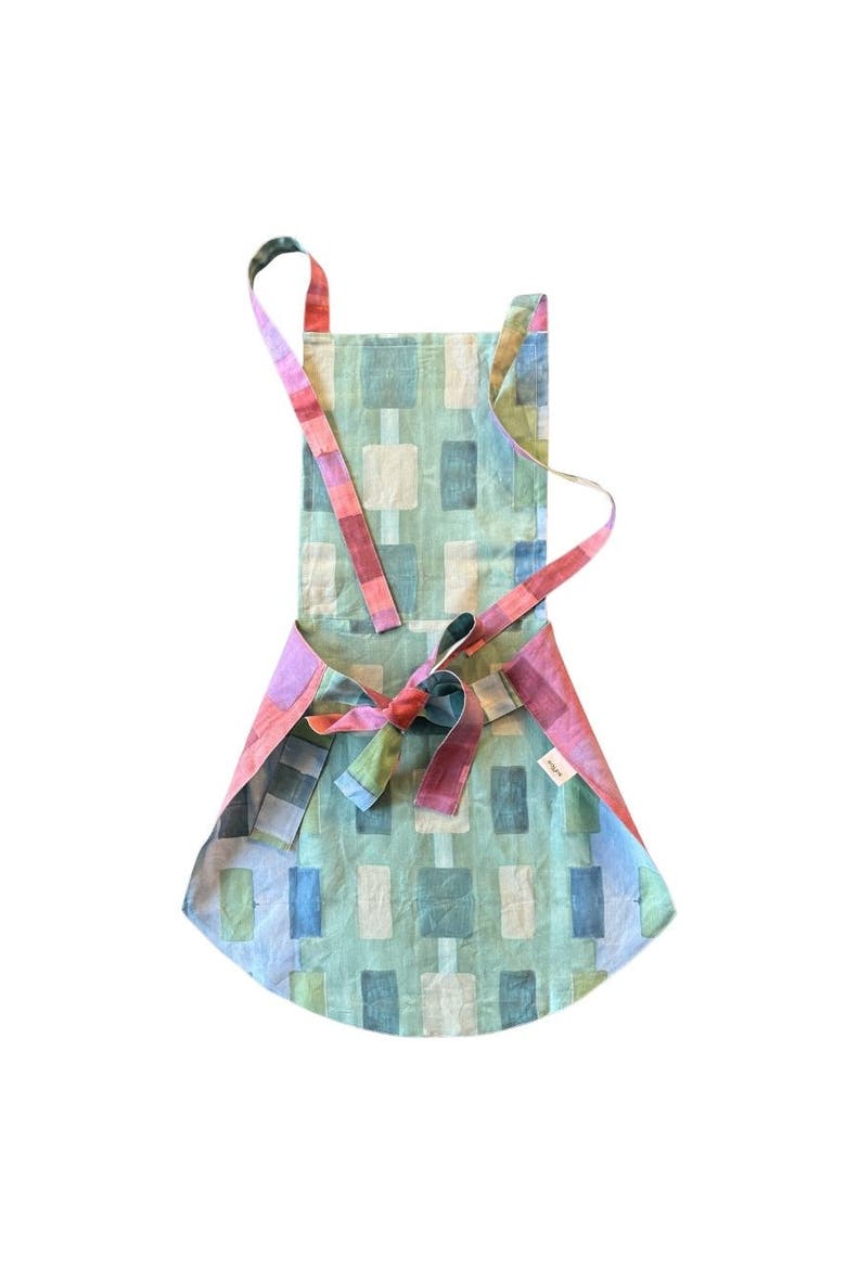 The Gemma Apron in Tapestry, Alternate, color, Blue