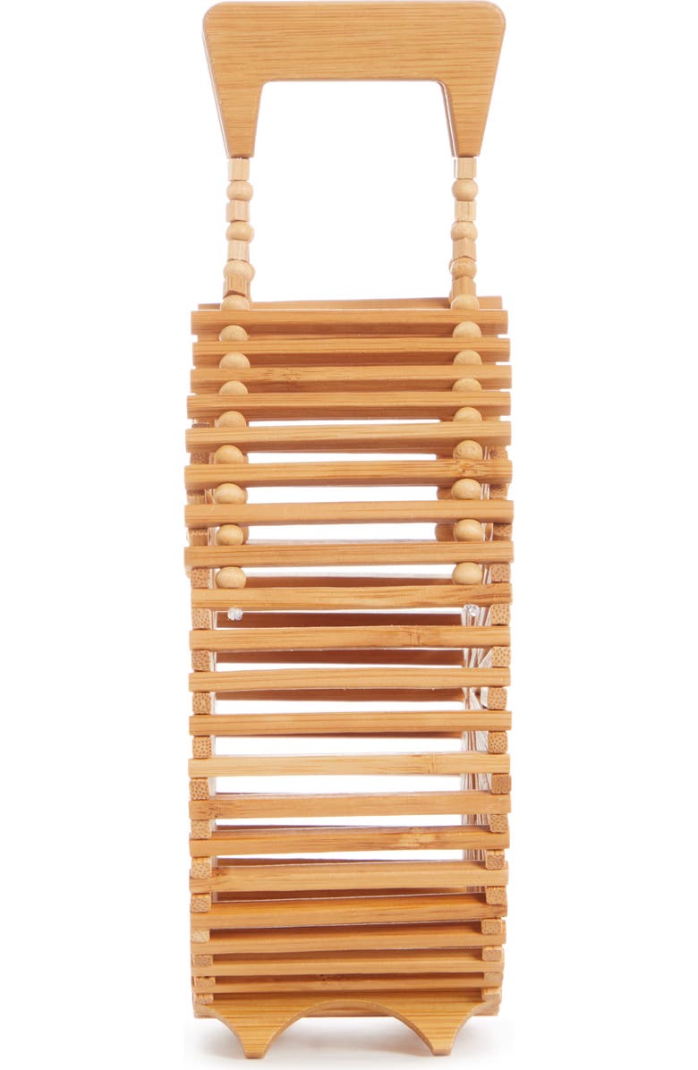 Cult Gaia Zaha Top Handle Bamboo Bag, Alternate, color,
