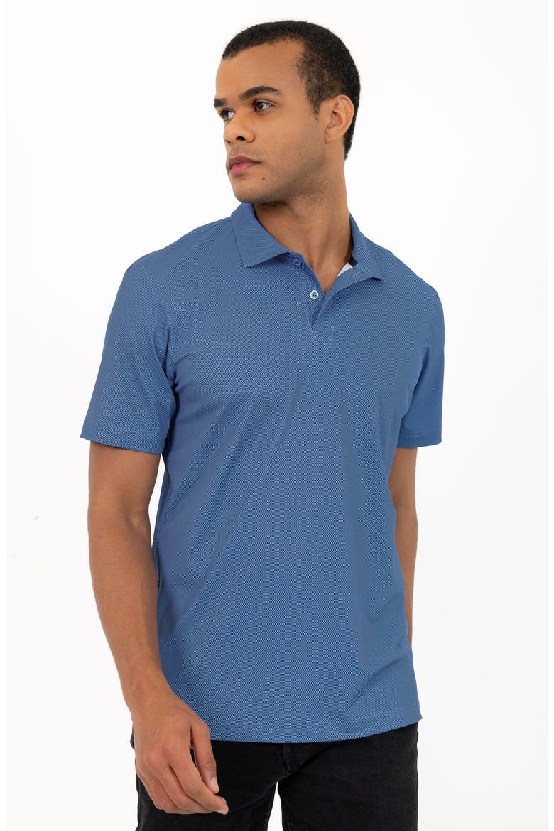 Short Sleeve Stretch Polo, Alternate, color, NAVY