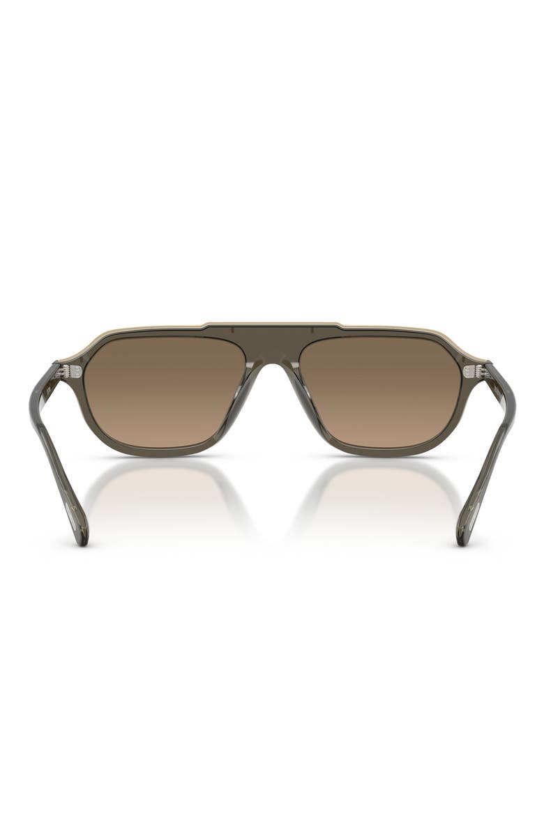 58mm Estin Polarized Irregular Sunglasses, Alternate, color, INKWELL / SANDSTONE