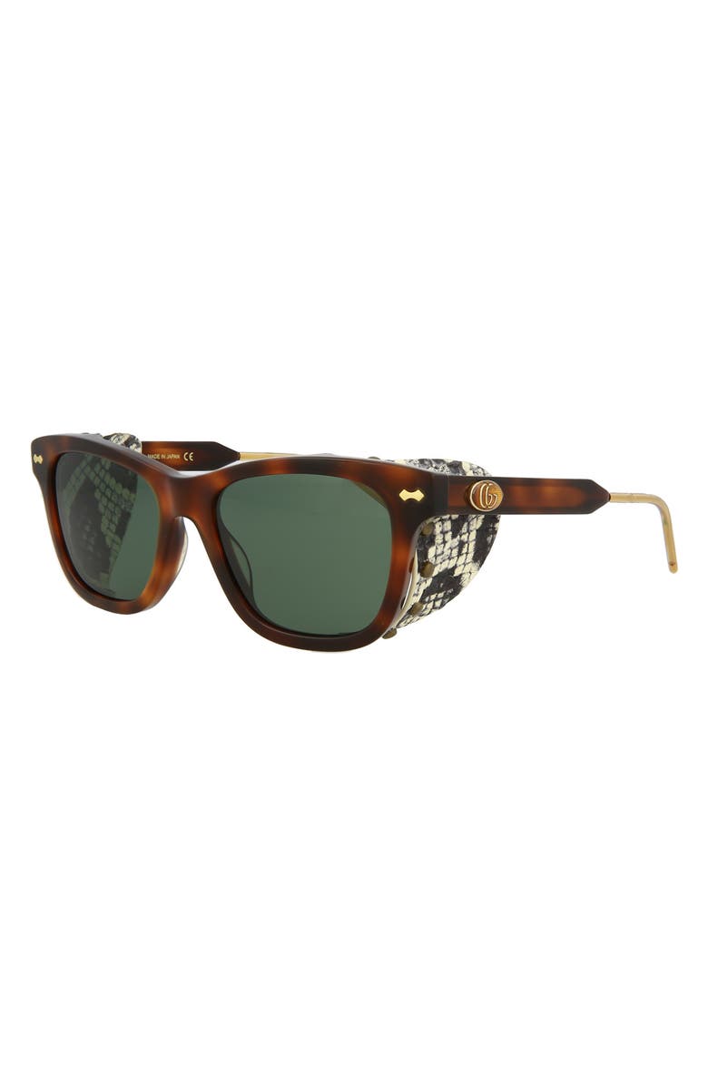 Gucci 54mm Square Sunglasses, Alternate, color, 