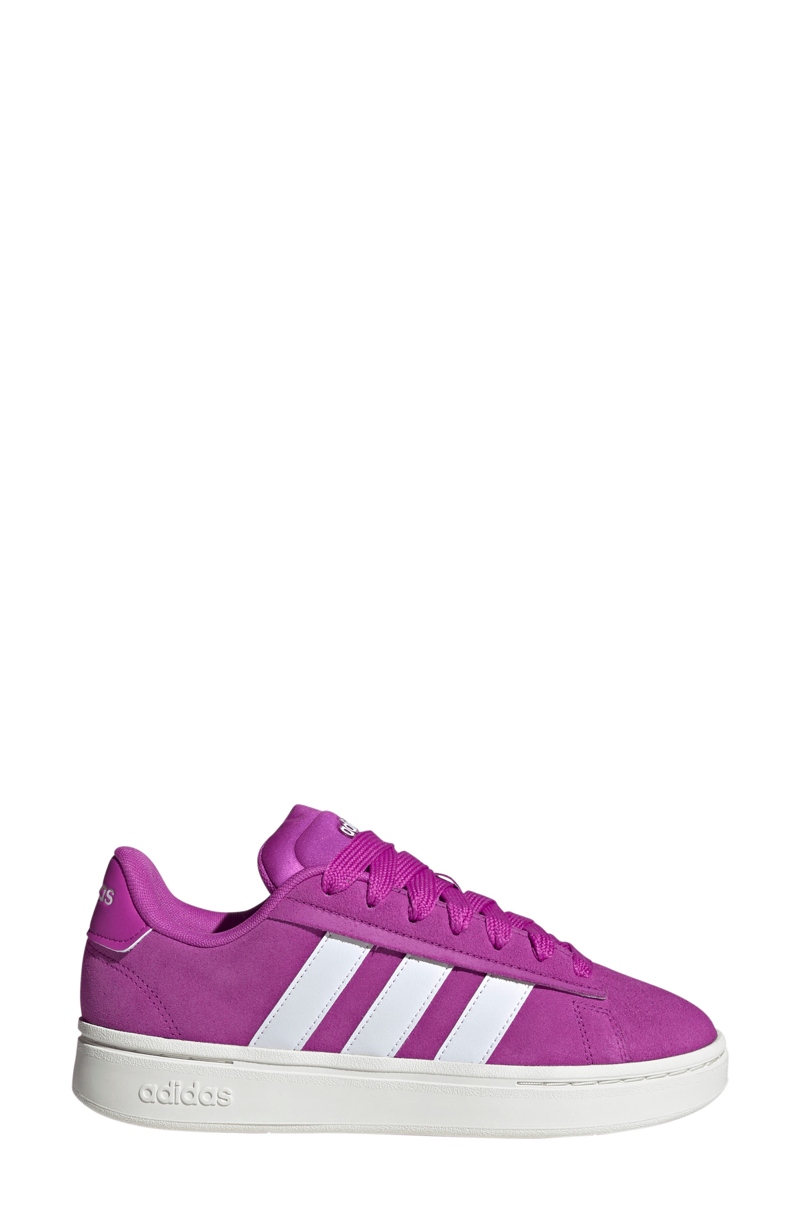 adidas Grand Court Alpha Platform Sneaker, Alternate, color, Purple/ White/ Purple