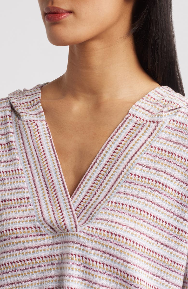 Bobeau Stripe Hoodie, Alternate, color,