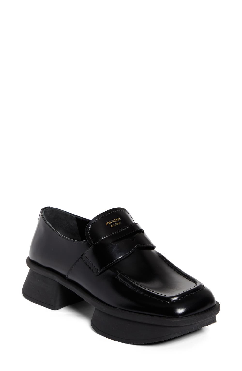 Re-Edition 1999 Equal Platform Penny Loafer, color, NERO